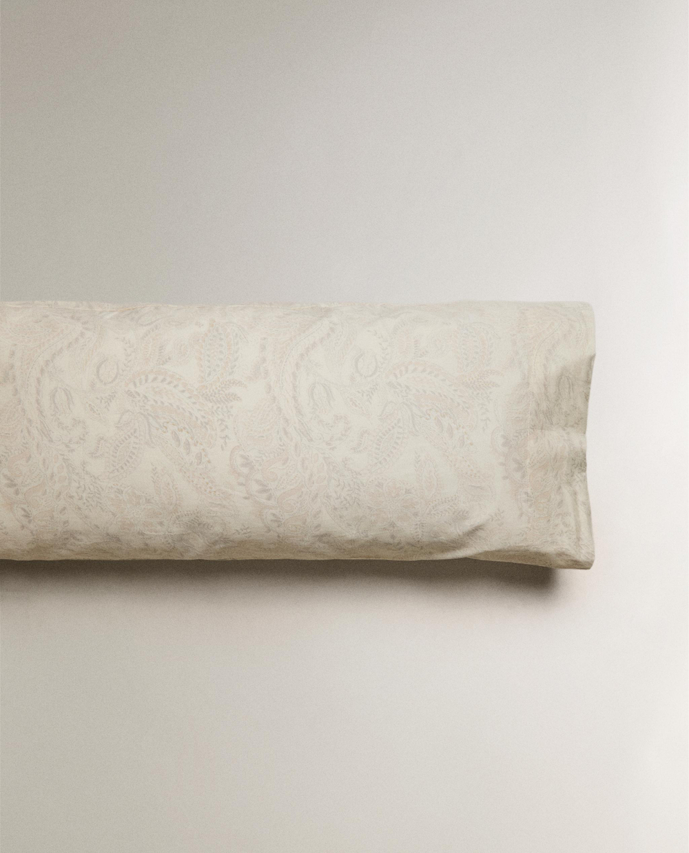 Наволочка Zara Home сатин, хлопок 100%, однотонный, 6185/091