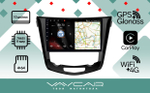 Магнитола для Nissan X-Trail T32, Qashqai J11 2014-2022 (климат, рамка большая) - Vaycar VA51-0665 на Android 13, 8-ядер, 4G SIM-слот
