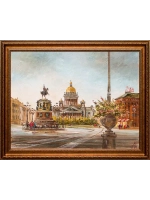 Картина маслом "Исаакиевский собор" Шеренкова