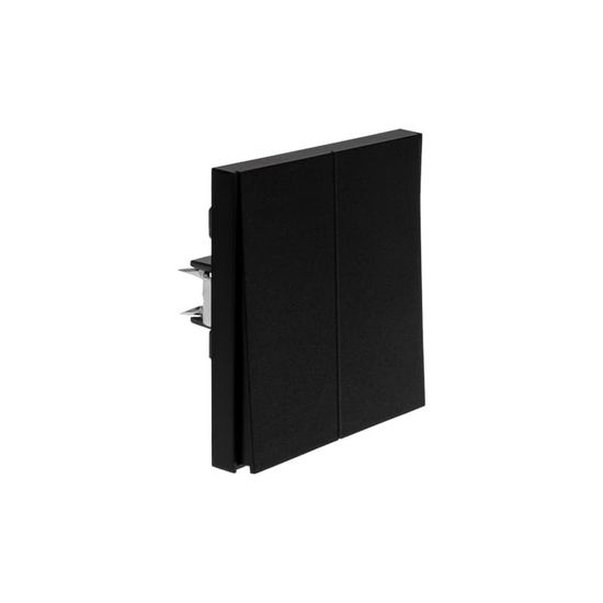 Выключатель STRONG 2 кл проходной (переключатель) 10А с/у антрацит KRANZ