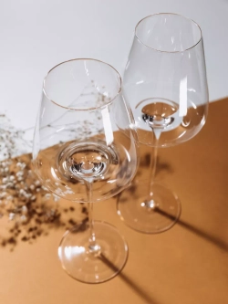 Бокал для вина на длинной ножке, 550 мл, 2 шт