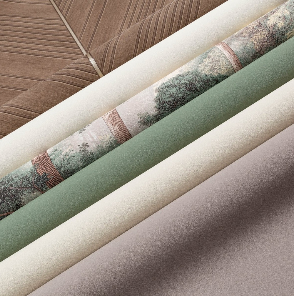 Обои виниловые TC72703-71 ТРЕНД Энергия леса PALITRA TREND сюжетный рисунок, размер 1,06х10 м