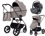 Детская коляска Rant Teo Soft 3 в 1 с автокреслом Evomax Grey Cloud