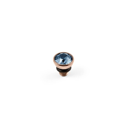 Шарм Qudo Bottone Light Sapphire 5 мм 630095 BL/RG