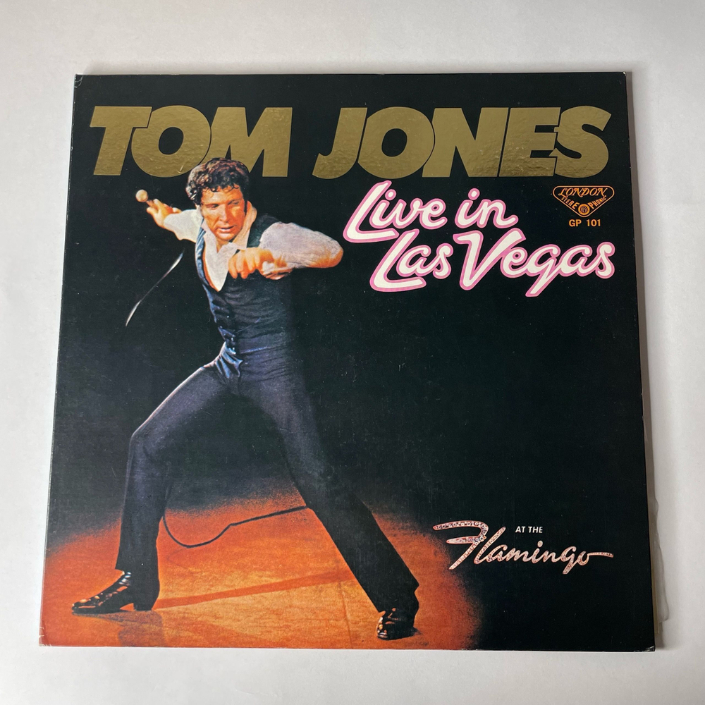 Винтажная виниловая пластинка LP Том Джонс Tom Jones Live In Las Vegas (Япония 1973)