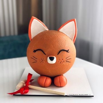 Шоу-торт бомба лисенок с сюрпризом внутри