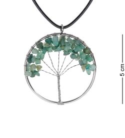 NP-02/9 Кулон с камнями «Амазонит»