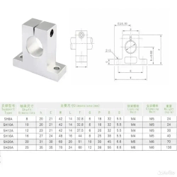 Держатель опора вала серия SH12A/SK12