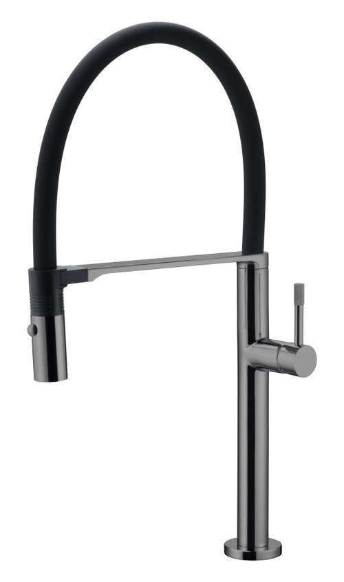 Boheme Смеситель для кухни UNO Shine Gun Metal