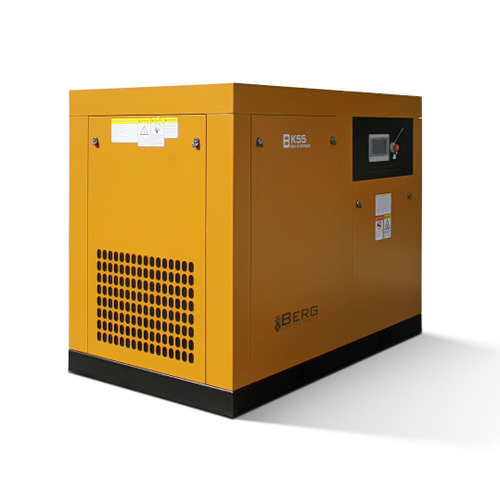 Винтовой компрессор BERG ВК-55-Е IP23 10 бар с прямым приводом и частотником