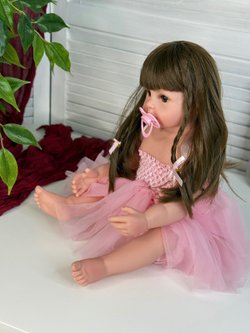 Кукла Реборн виниловая 55см в пакете (FA-002)