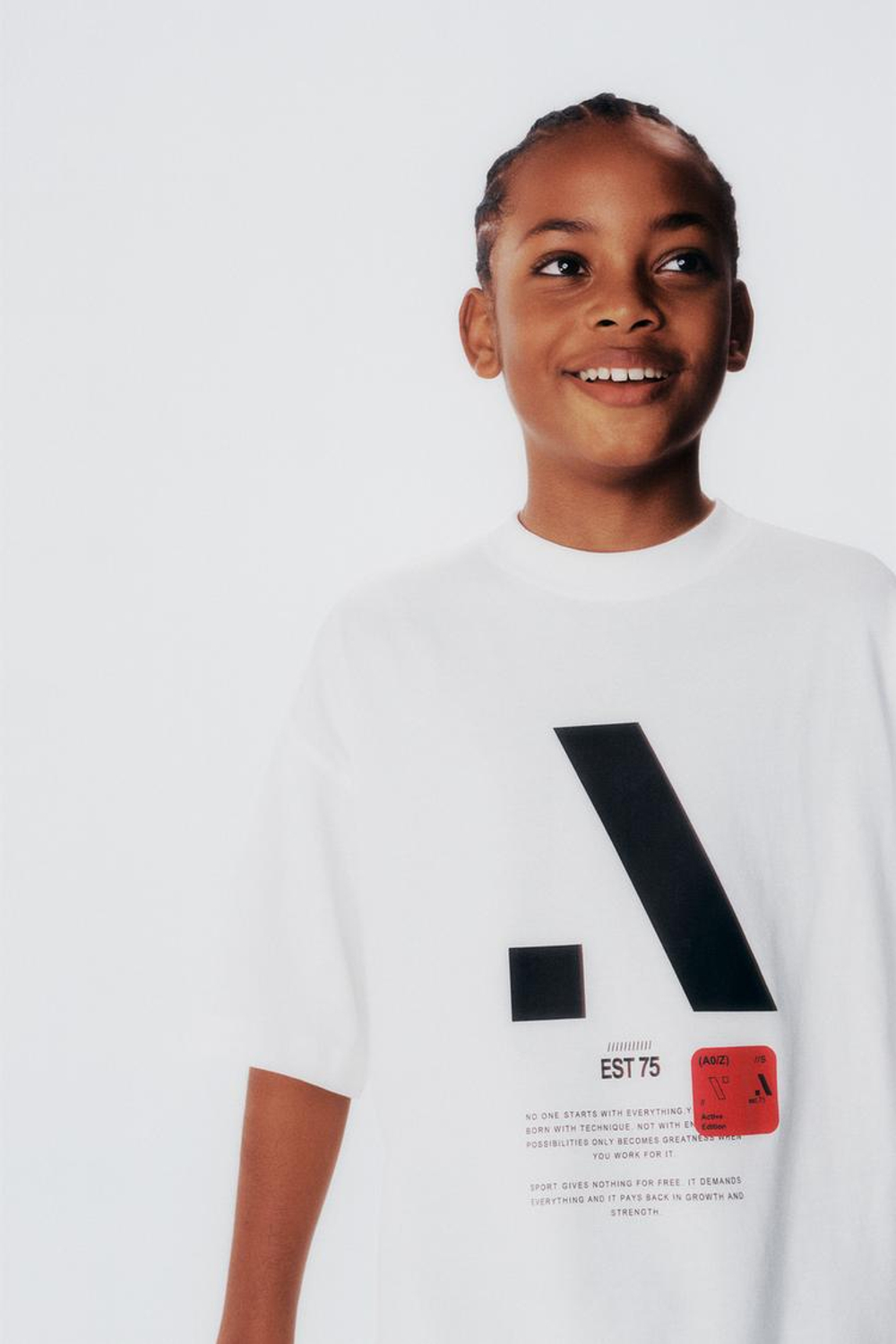 ZARA СПОРТИВНАЯ ФУТБОЛКА, БЕЛЫЙ