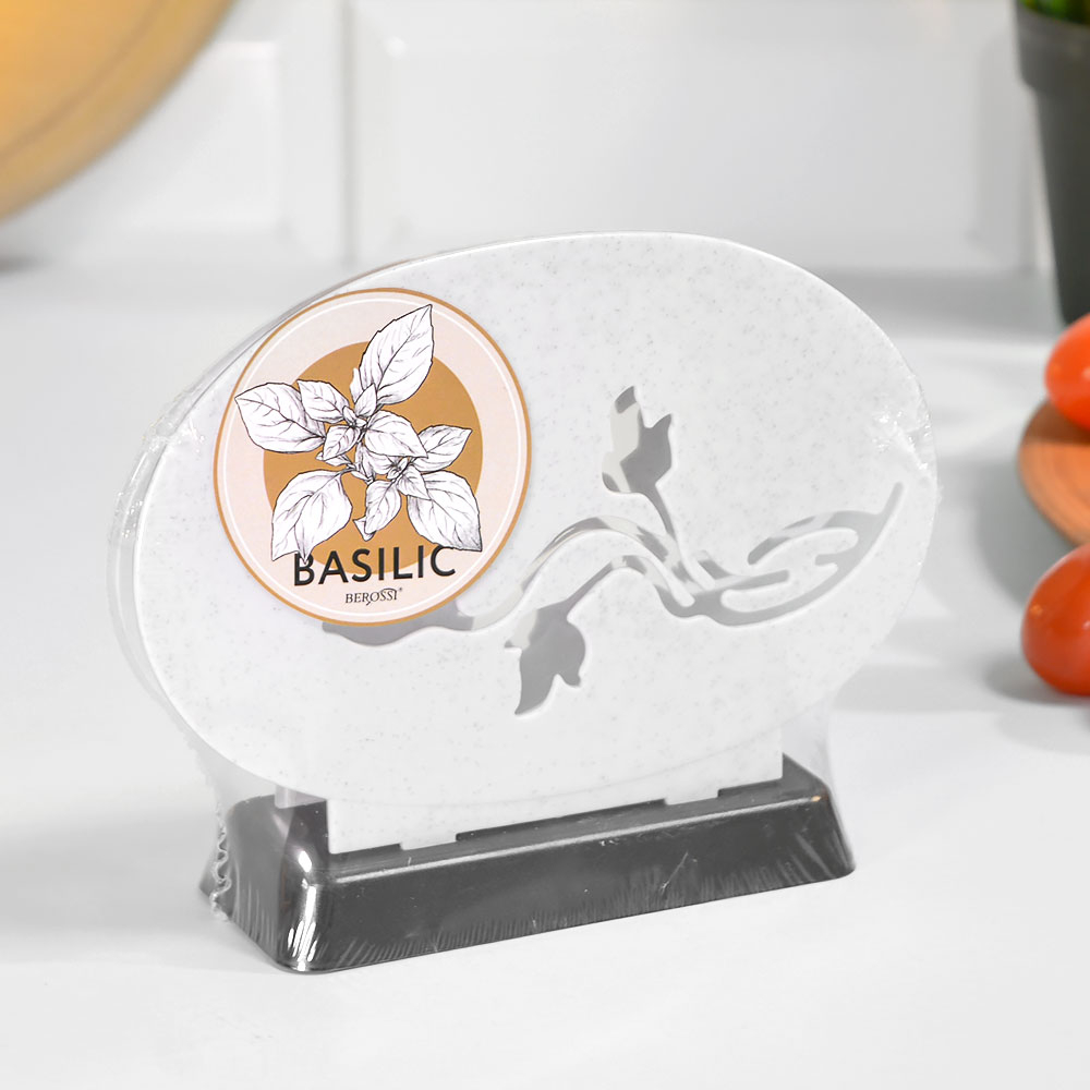 Салфетница "Basilic", цвет белый мрамор