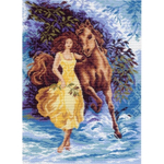 "Верный друг"-0742 канва с рисунком