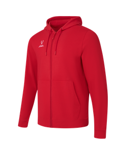 Флисовое худи на молнии ESSENTIAL Cotton Fleece FZ Hoodie, красный, детский
