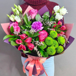 Авторский букет в яркой гамме