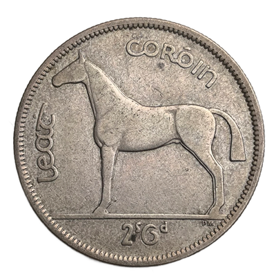 Монета 1/2 кроны 1941 год Ирландия