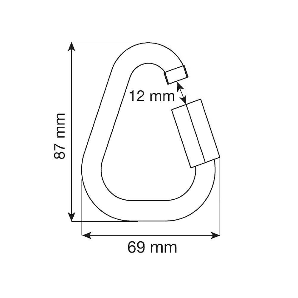 Соединительный элемент DELTA QUICK LINK 10 mm zinc plated (Camp)