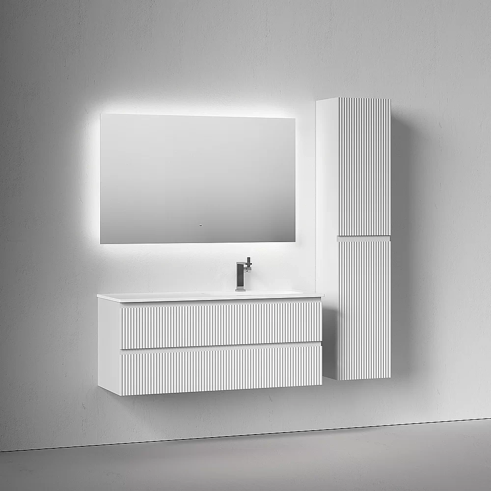 Тумба с раковиной Sancos Snob R SNR120W 120 Bianco