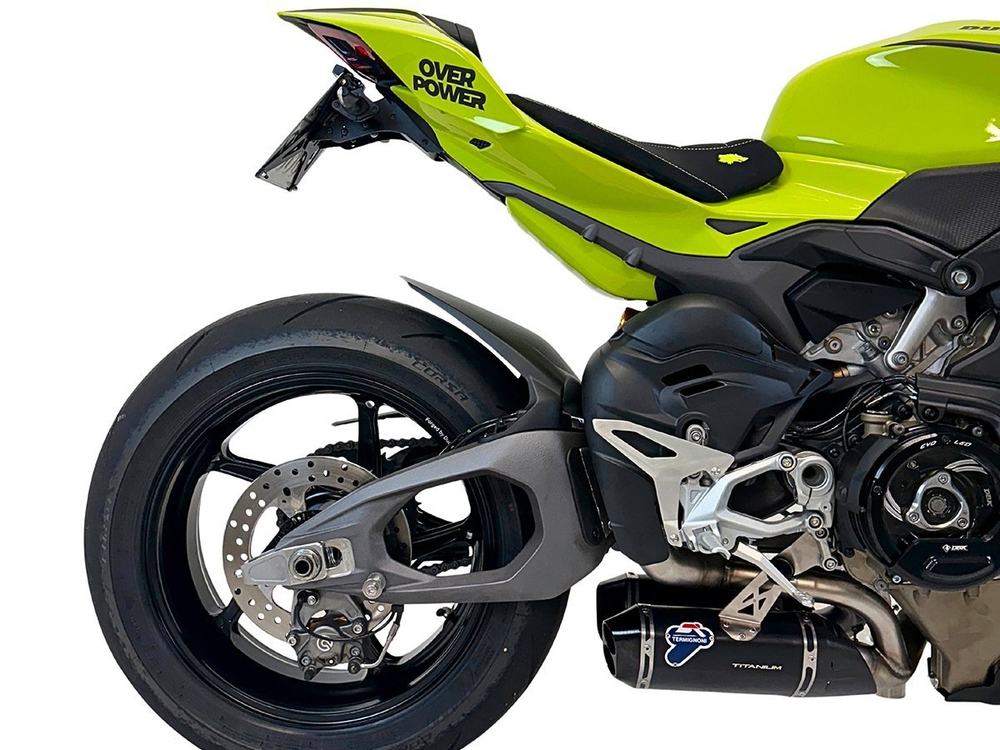 D23509440INA TERMIGNONI TITANIUM BLACK LOWER SLIP-ON SILENCER KIT (P V4, SF V4 2025)