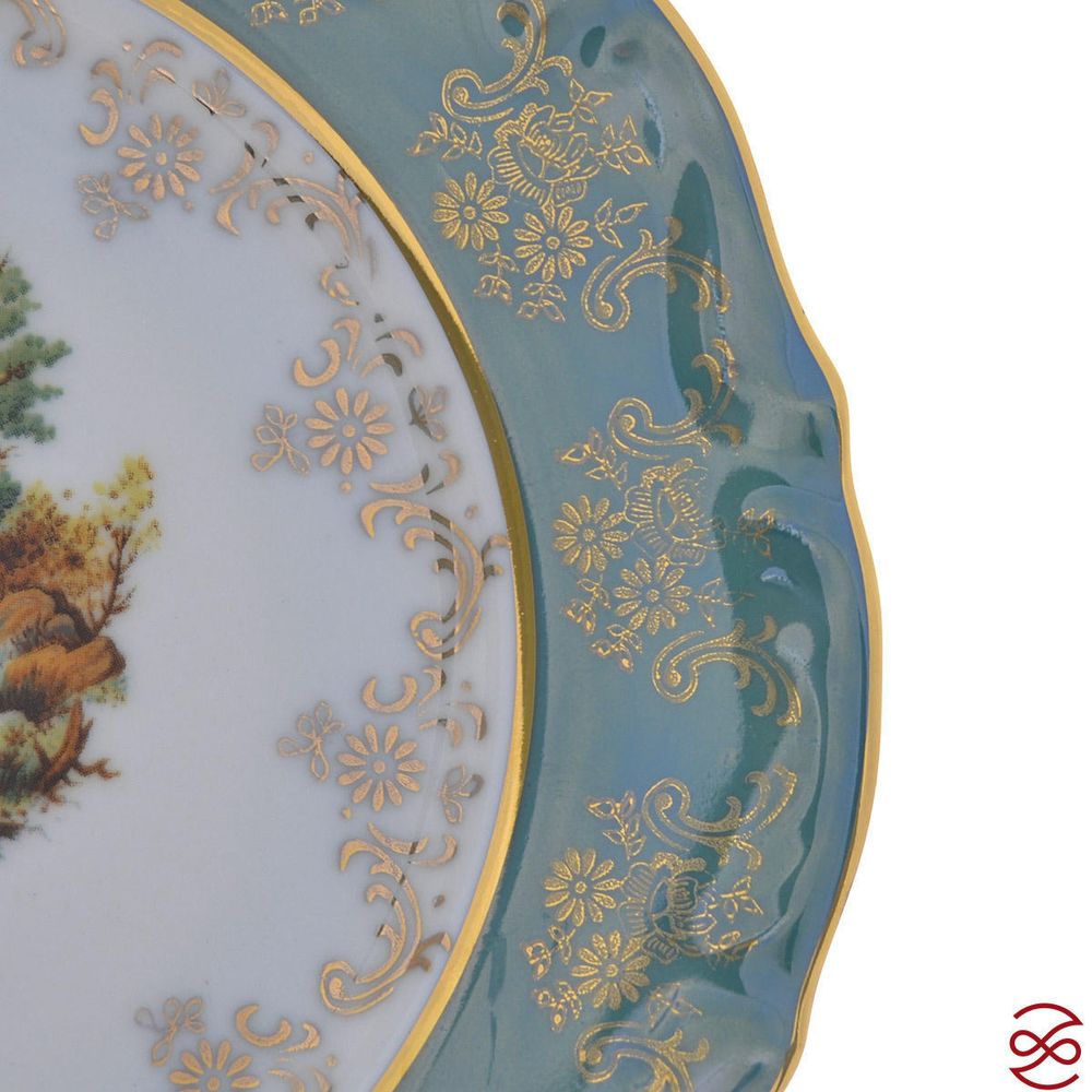 Набор тарелок Repast Охота зеленная Мария-тереза 17 см (6 шт)