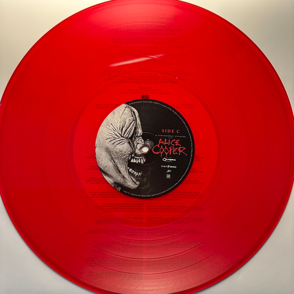Alice Cooper - A Paranormal Evening With Alice Cooper At The Olympia Paris 2LP (Германия 2018г.)