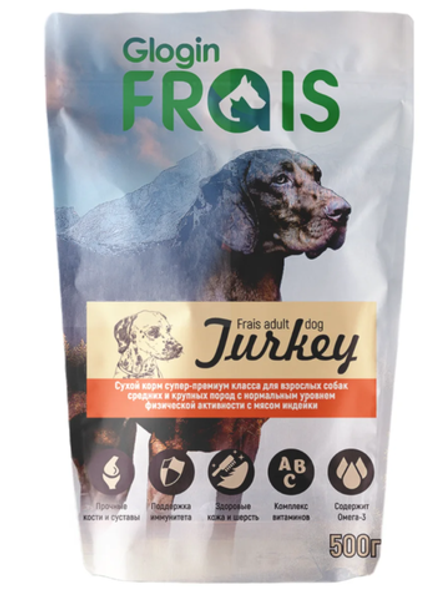 Frais Signature Корм для собак средних и крупных пород с Индейкой (М)