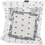 BRITE Выключатель 1-клавишный проходной 10А ВС10-1-6-БрБ белый