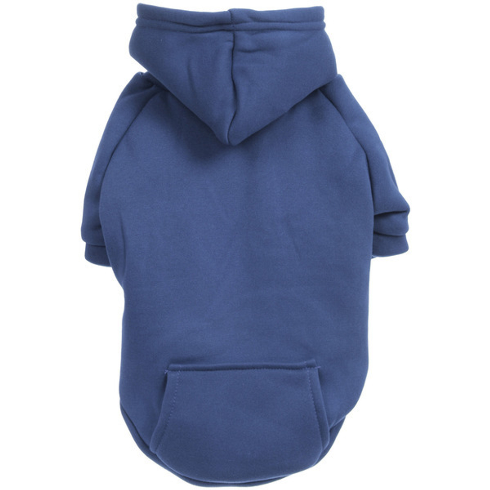 Кофта - толстовка для мелких пород собак «BRO Style», цвет тёмно - синий, р M (на флисе)