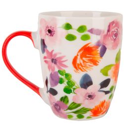 Кружка "Floristry" v=360мл (фарфор) (min12) (транспортная упаковка)