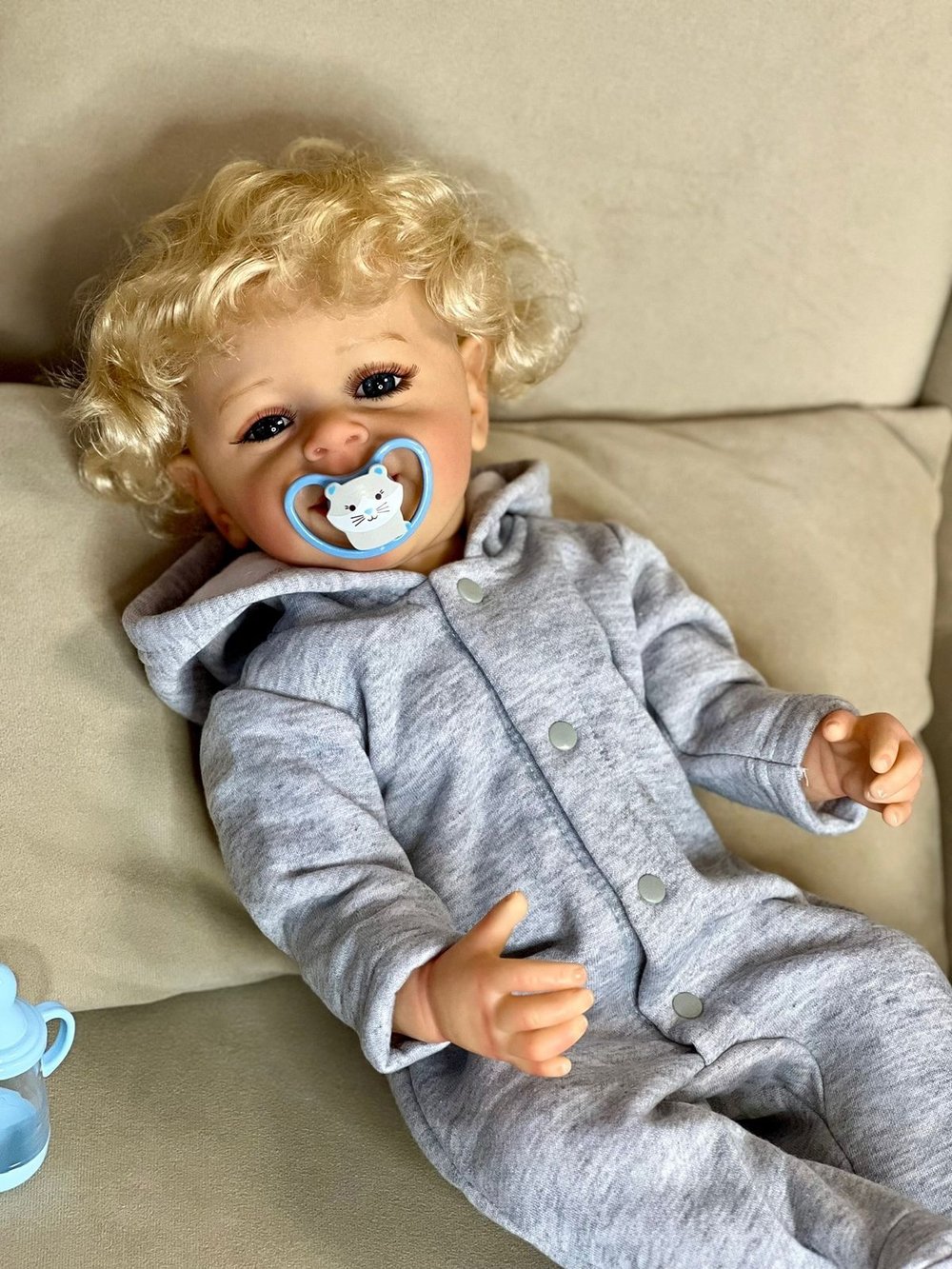 Кукла Реборн виниловая 55см в пакете (FA-012FVA)