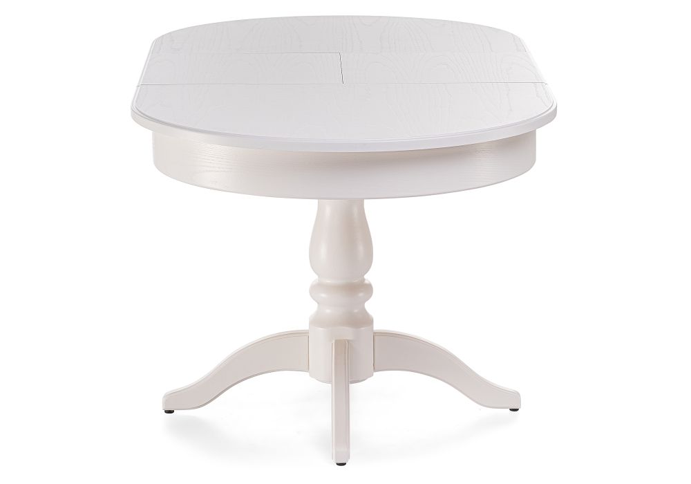 Стол Сайрус 120(160)х84х76 молочный