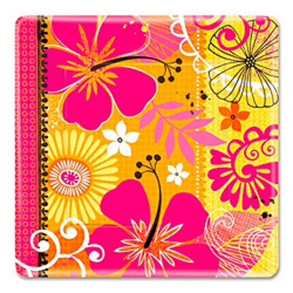 Тарелка-Тропическая-Жара-25см-квад-8шт