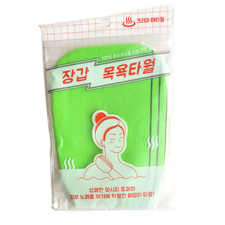 Мочалка-варежка для ванной Sungbo Viscose Exfolianting Body  Towel 13х17 см