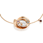 Браслет «Парад планет» из комбинированного золота c гранатом, аметистом, топазом и натуральными топазами white Артикул: 05-0675-00-712-1111-76