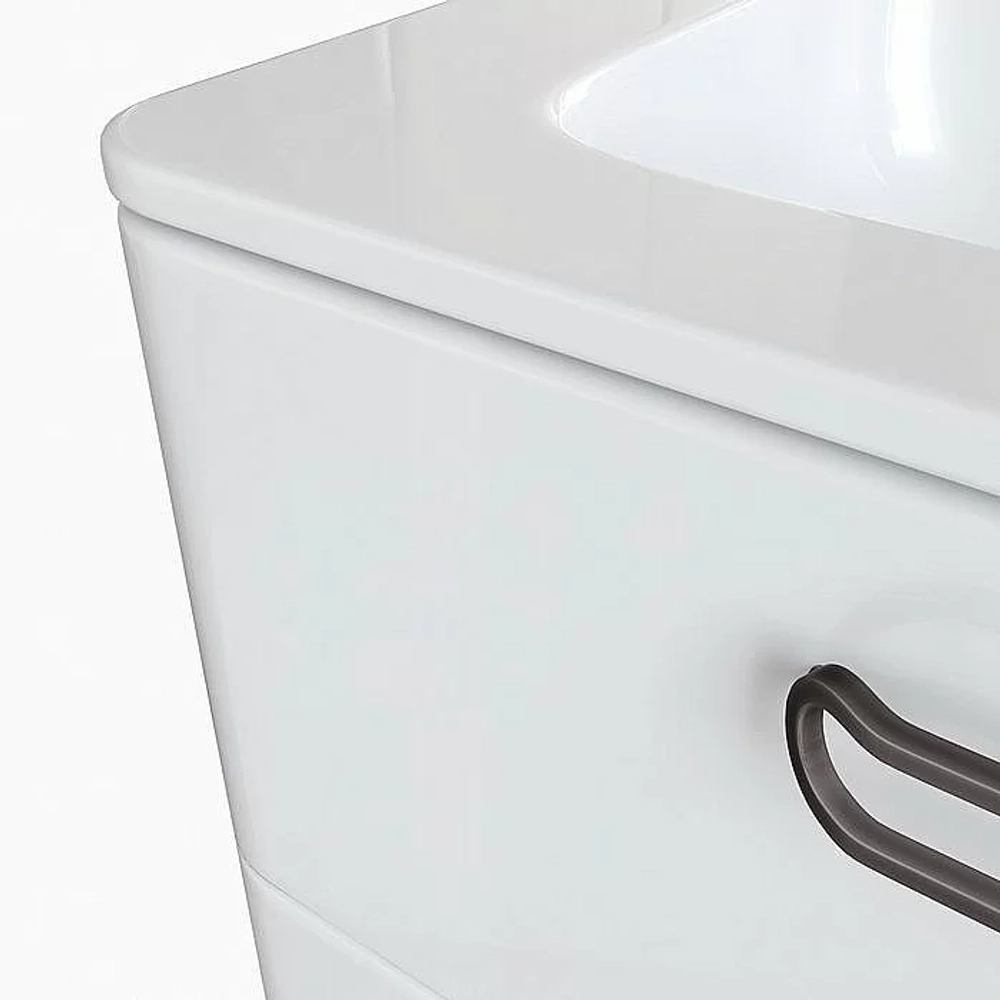 Тумба с раковиной Iddis Brick BRI60WFi95K 60 белая