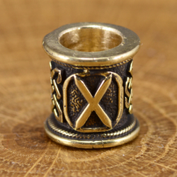 Бусины «РУНЫ» малые из латуни В АССОРТИМЕНТЕ