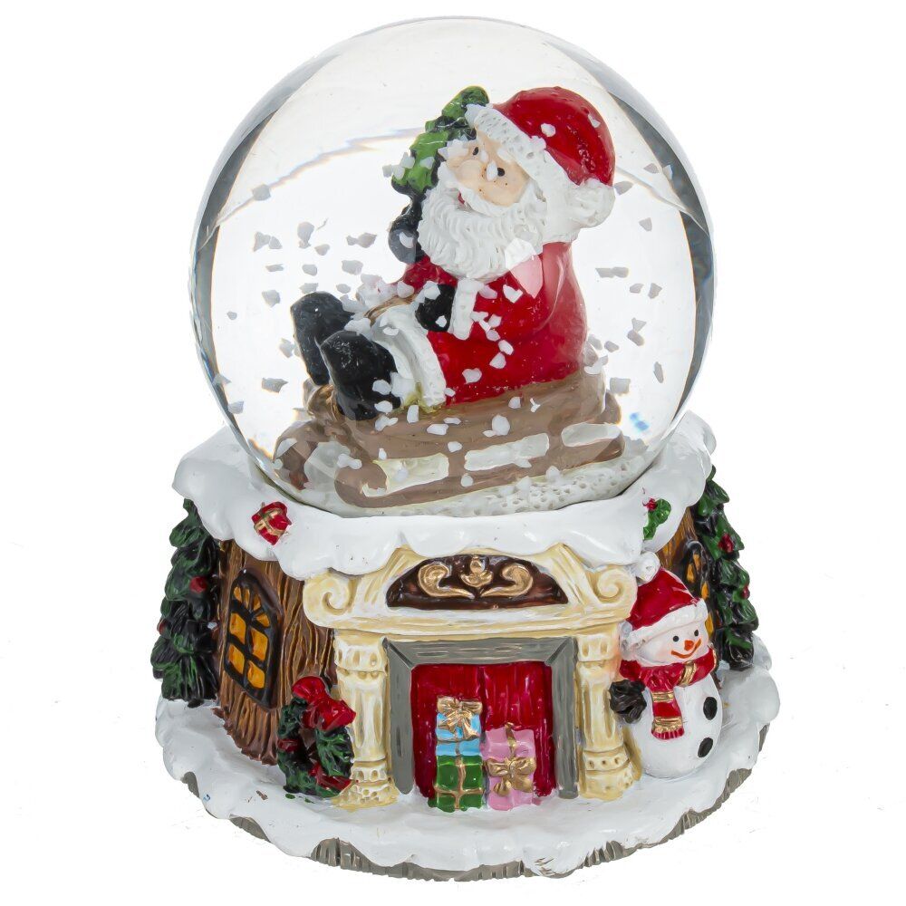 GAEM Фигурка декор в стекл шаре "Дед Мороз", D 4.5 см, L5 W5 H6,5 см, 2в.