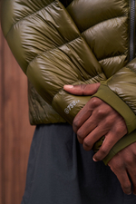 Куртка Nothomme Blue Ultra-Lightweight Water-Repellent Baffled Down Jacket "Orange To Their Cart"