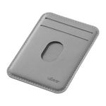 Кожаный чехол-бумажник MagSafe uBear Split Geo Гибридный картхолдер из полиуретановой кожи. Работает с приложением Apple «Локатор». Вмещает до четырёх карт