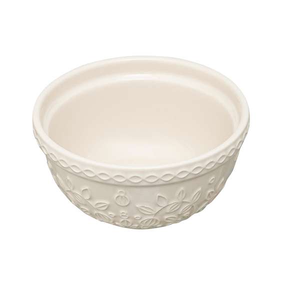 Набор из 4 пиал кремового/бежевого цветов с рельефным узором Ягоды Тайги из коллекции russian north, 130мл