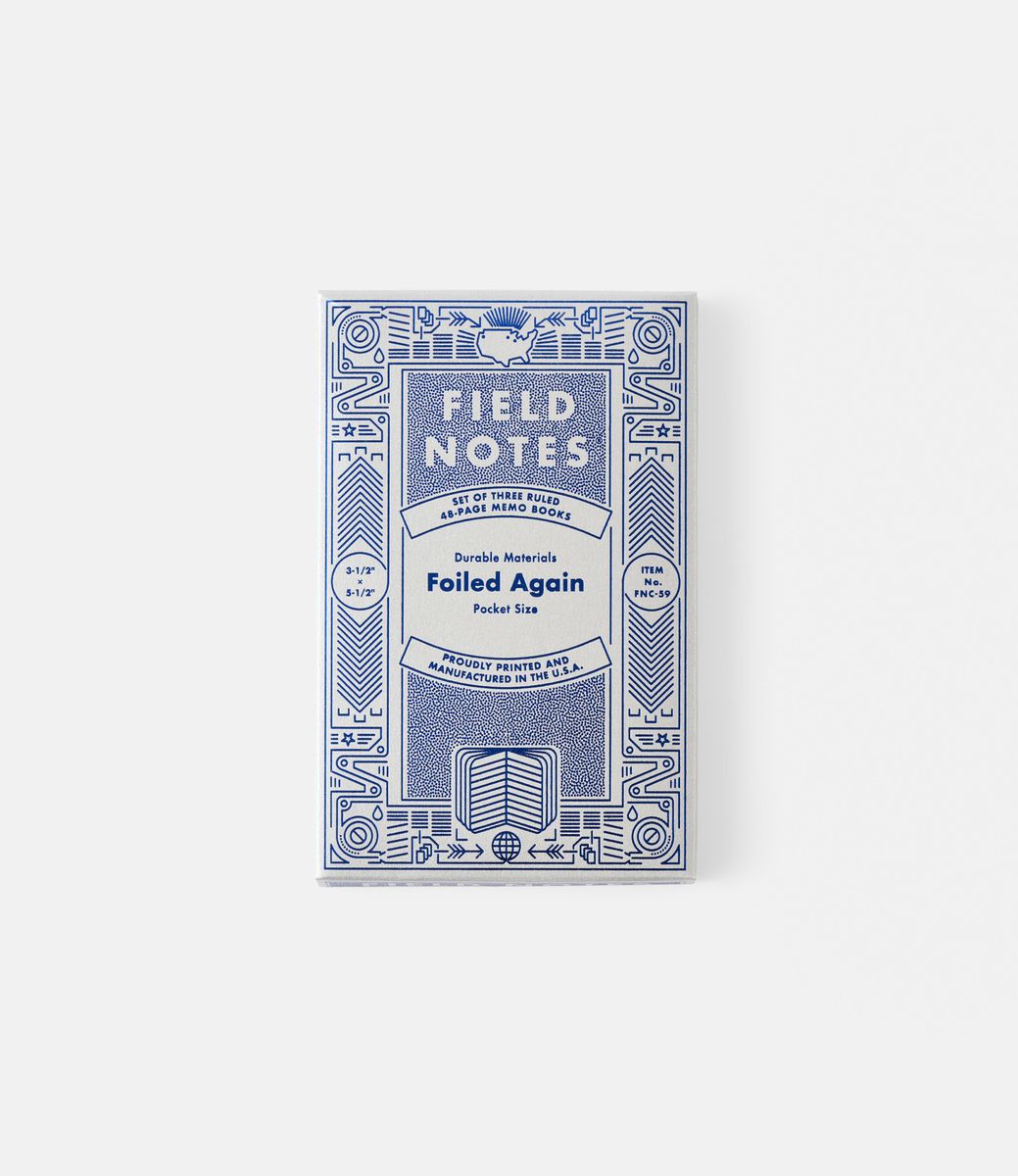 Field Notes Foiled Again — набор блокнотов