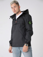 Анорак с патчем Город Горький черный