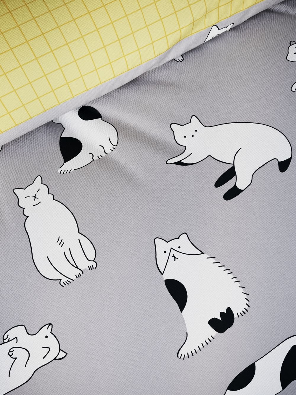 Постельное белье поплин Сказка "Локи/Локи (компаньон)" евро  Наволочка 50х70 см 2 шт Простынь на резинке 180x200 см Пододеяльник 200x215 см