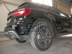 Фаркоп оцинкованный Galia M134A для Mercedes GLA-Class 2014-, Infiniti Q30 2016-(паспорт и сертификат в комплекте)(без электрики)
