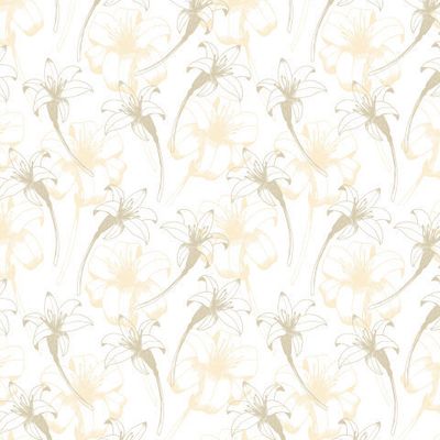 Золотые цветы лилии на белом фоне. Краснодев.