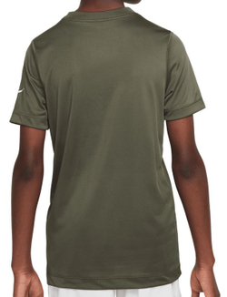 Футболка для мальчика теннисная Nike Rafa Training T-Shirt - cargo khaki