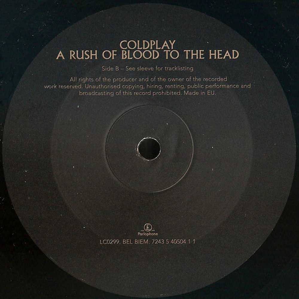 Coldplay / A Rush Of Blood To The Head (LP)