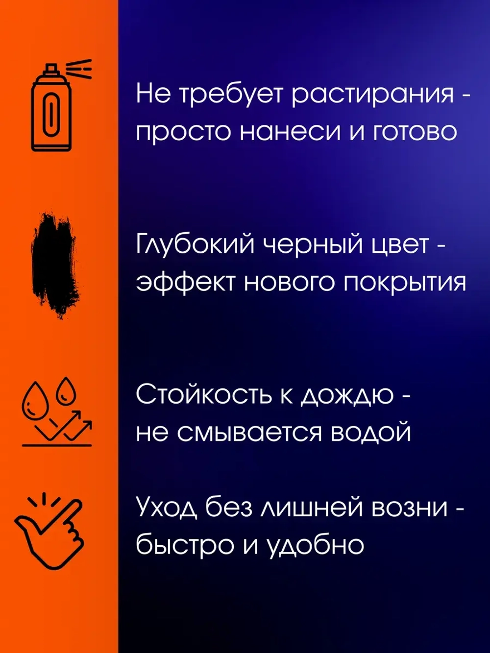 Чернитель резины для шин и пластика