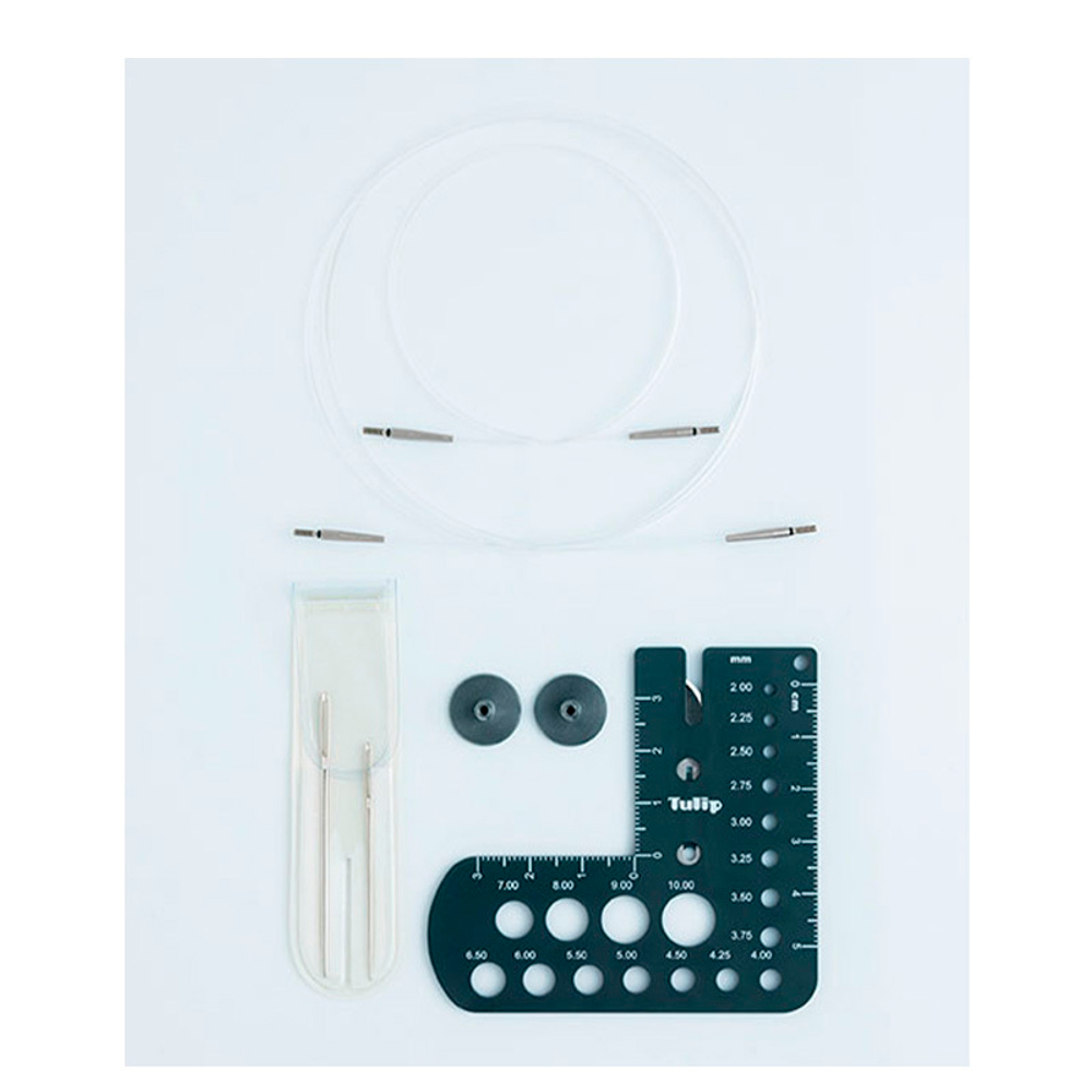 Набор укороченных съемных спиц CarryC Fine Gauge, длина 9,5см, Tulip